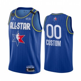 Maillot NBA 2020 All-Star Personnalisable Jordan Brand Bleu Swingman - Homme